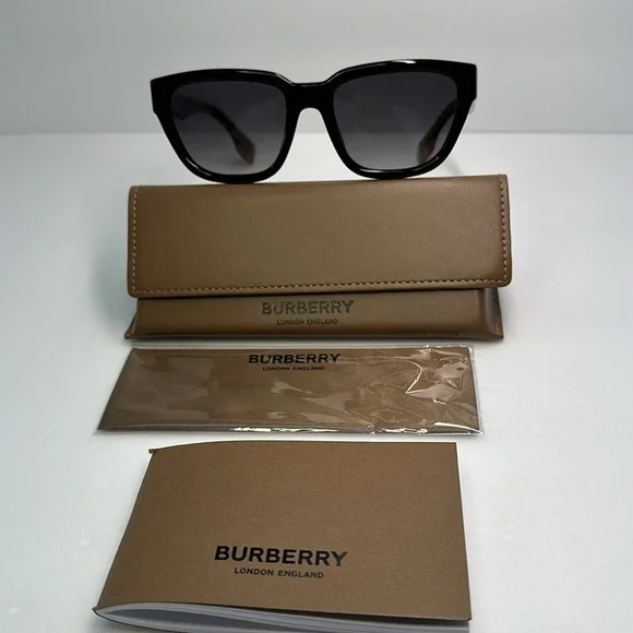 New Authentic Burberry Mammoth Grey Shaded Polarized   Sunglasses BE4277 3757T3 New?- Burberry Mammoth Grey Shaded Polarized Square Ladies  main image 3